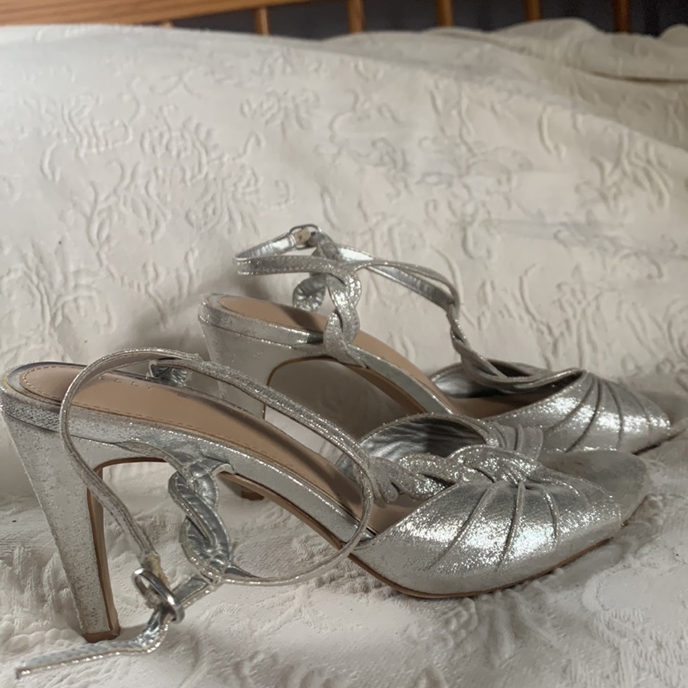 Silver Kelly&Katie heels